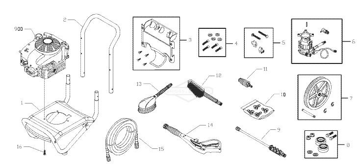 BRUTE 020302-00 Replacement parts